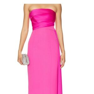 NBD Amira Pink Strapless Dress Size S